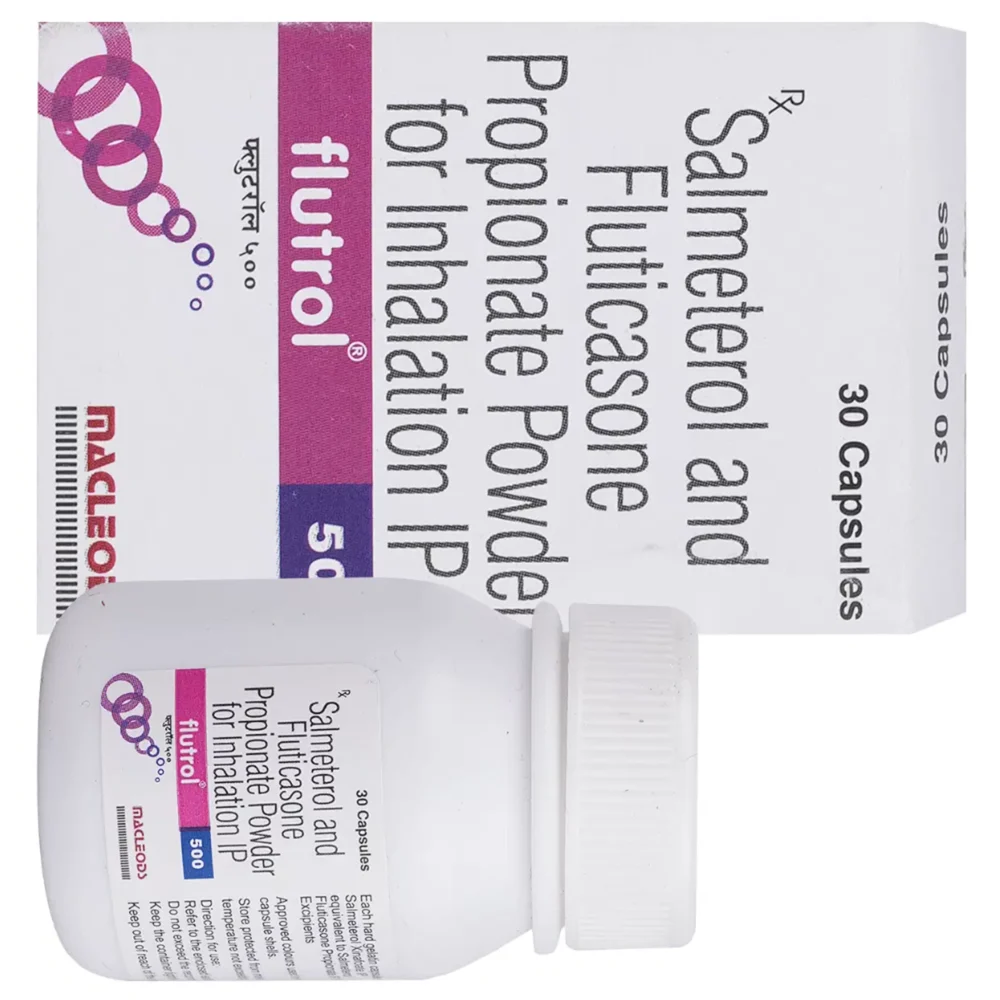 flutrol 500 Salmeterol and Fluticasone Propionate Powder for IP Inhalation