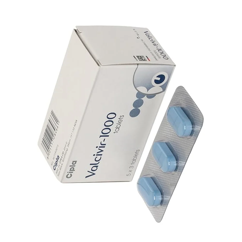 1000 mg Valcivir-1000 Valacyclovir Tablets