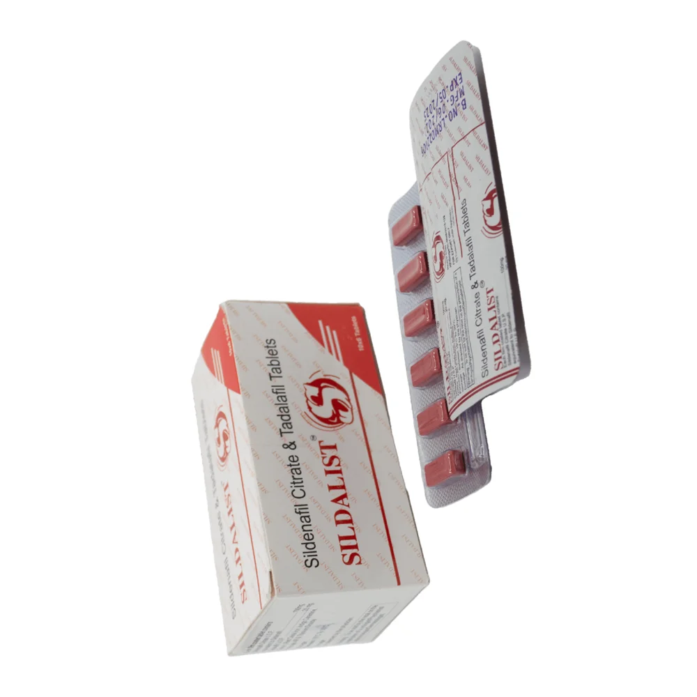 SILDALIST Sildenafil Citrate & Taddalafil Tablets