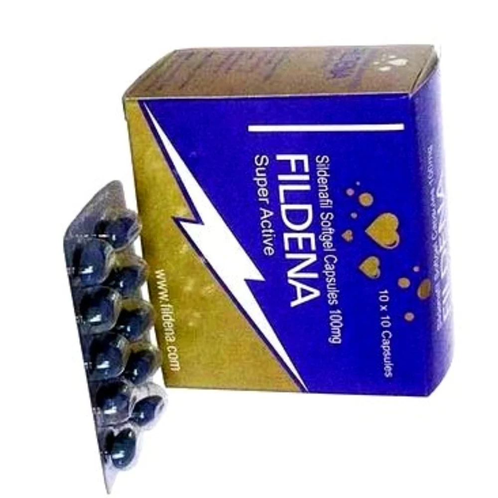 100 mg FILDENA Super Active Sildenafil Softgel Capsules