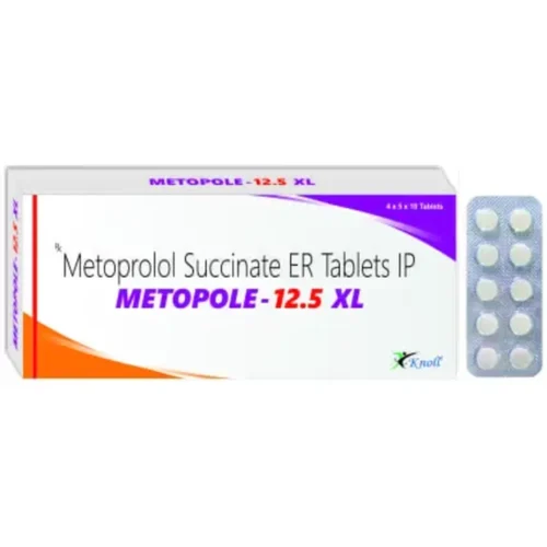 12.5 mg METOPOLE-12.5 XL Metoprolol Succinate ER IP Tablets