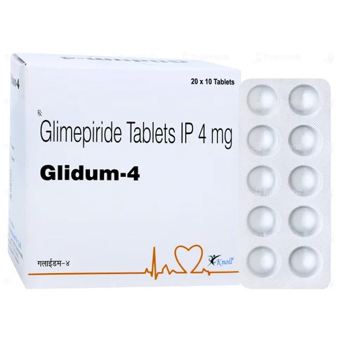 4 mg Glidum-4 Glimepiride IP Tablets