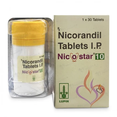 10 mg Nicostar 10 Nicorandil I.P. Tablets