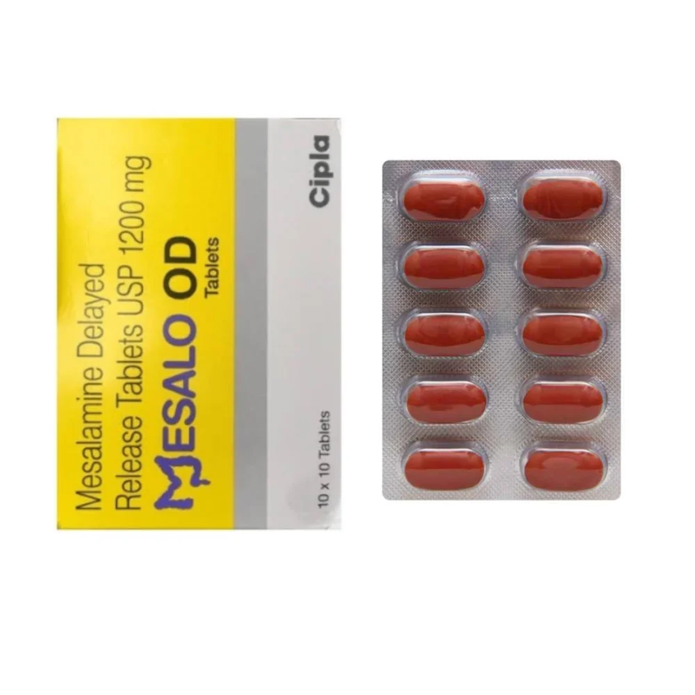1200 mg MESALO OD Mesalamine Delayed Release USP Tablets