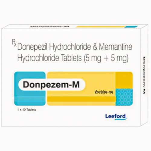 5 mg + 5 mg Donpezem-M Donepezil Hydrochloride & Memantine Hydrochloride Tablets